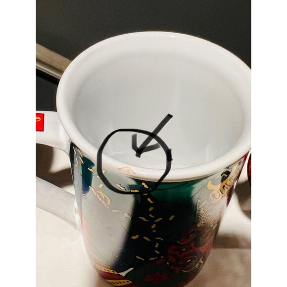 Holiday Elegance 1995 Christmas Mugs – FireWorks Designs – Set of 4 - Picture 10 of 10